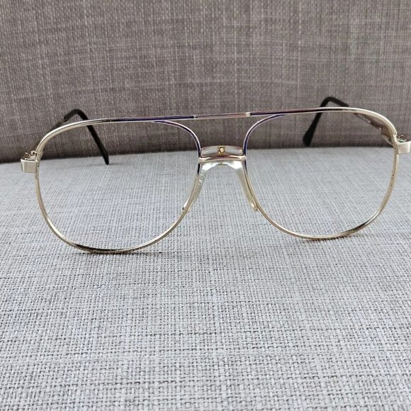 Luxottica Staurt Men Eyeglasses GEP 58[]17 140 Glasses Made in Italy - Picture 3 of 11